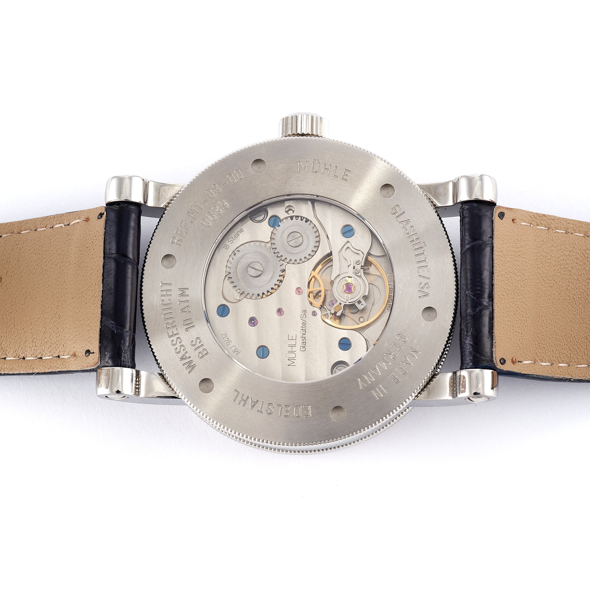 Mühle-Glashütte Teutonia III Handaufzug