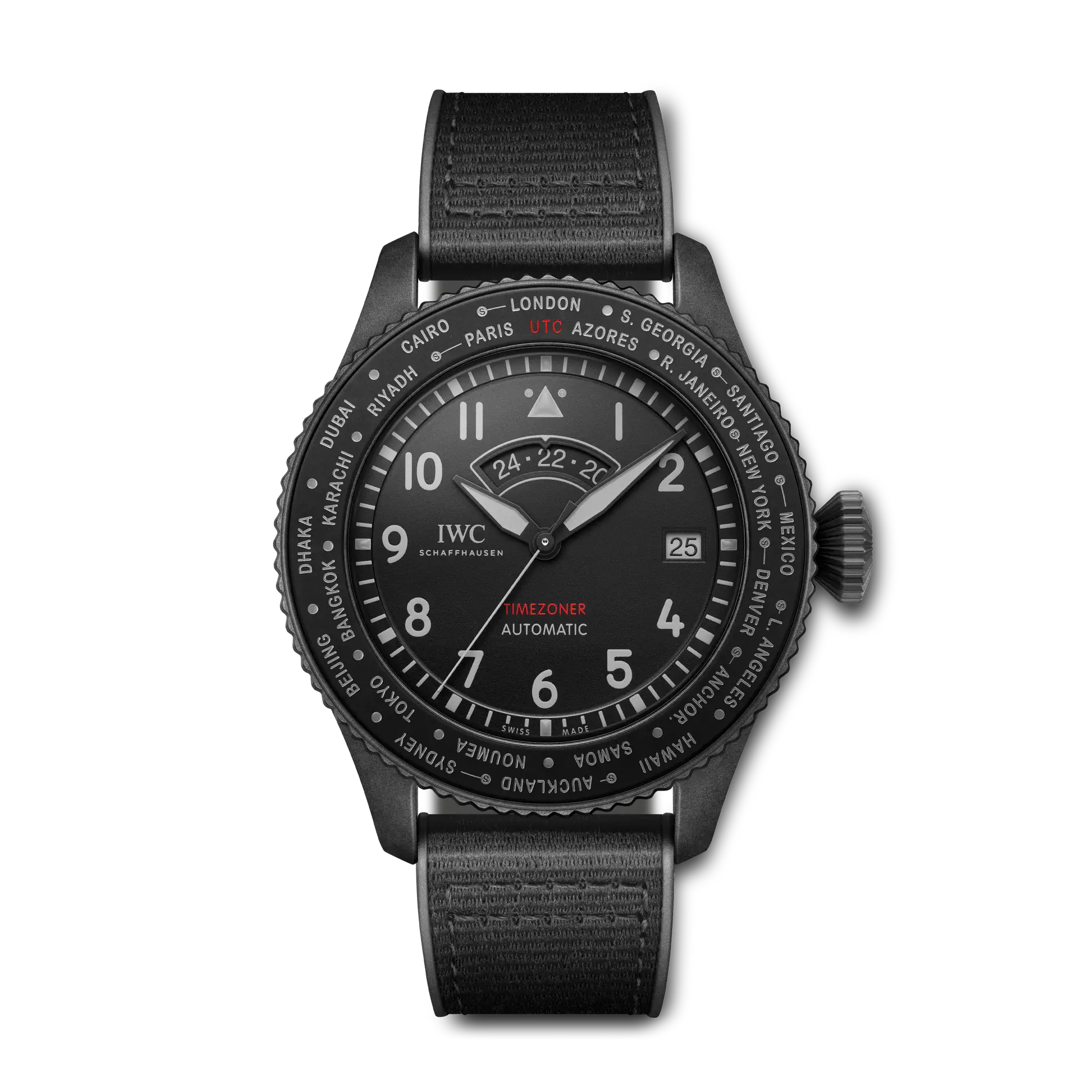 IWC Pilot's Watch Timezoner TOP GUN Ceratanium®