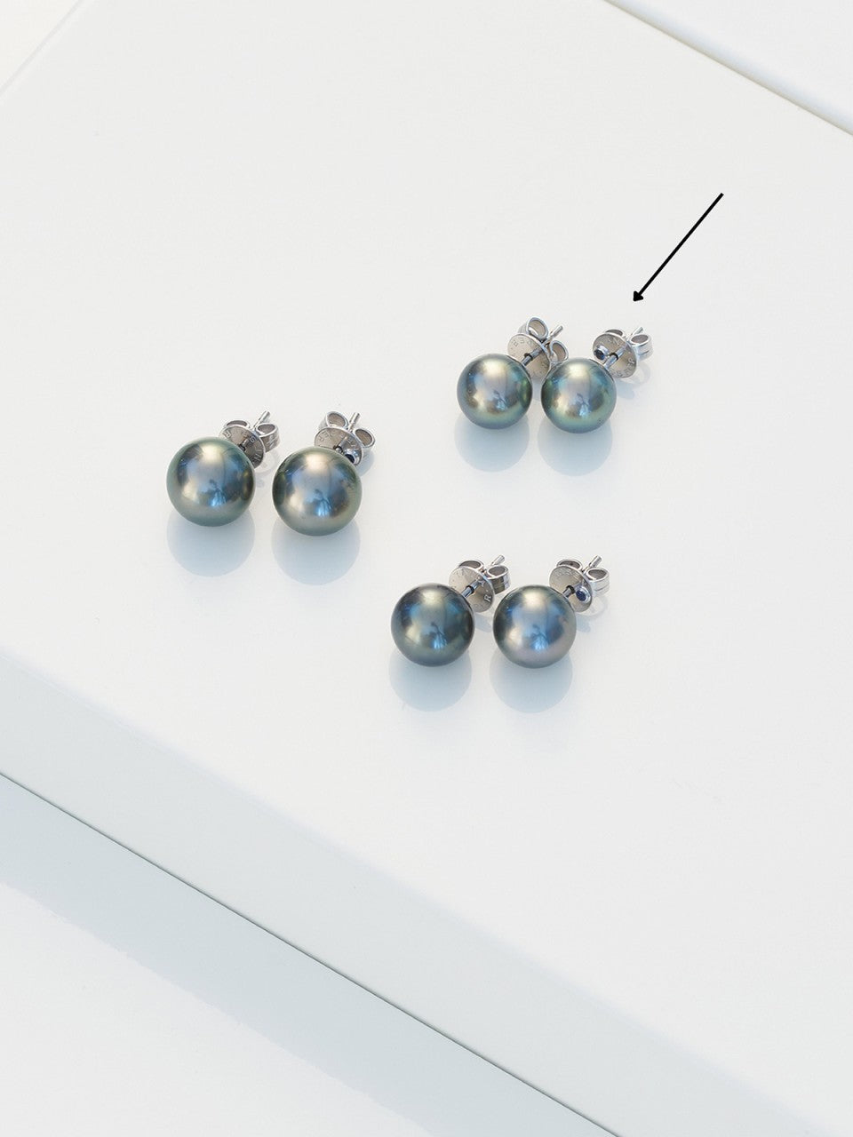 Náušnice YANA NESPER s perlami Tahiti