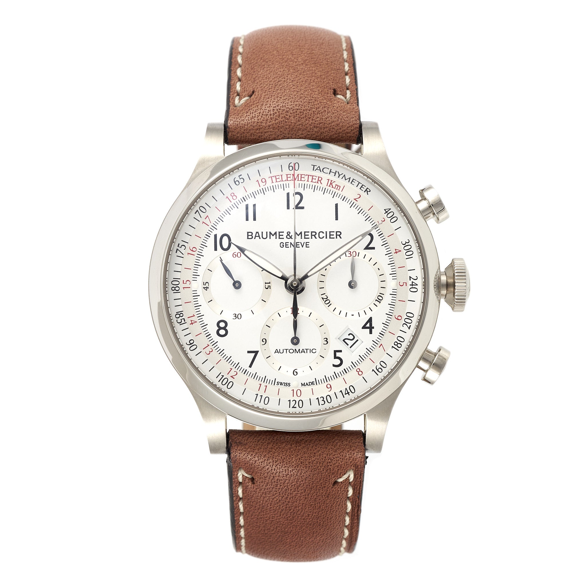 Baume and Mercier Capeland Automatic White Men's Watch