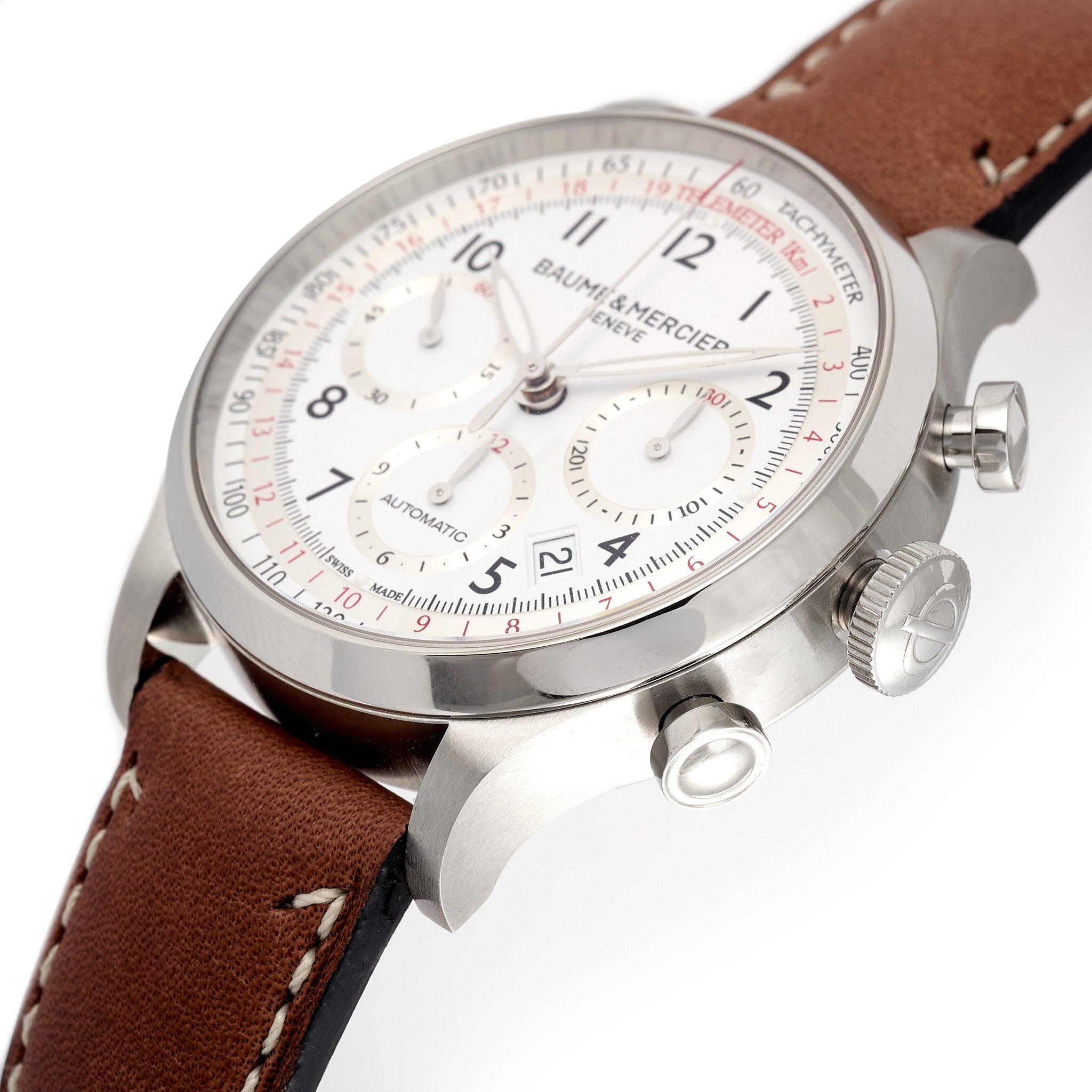 Baume and Mercier Capeland Automatic White Men's Watch