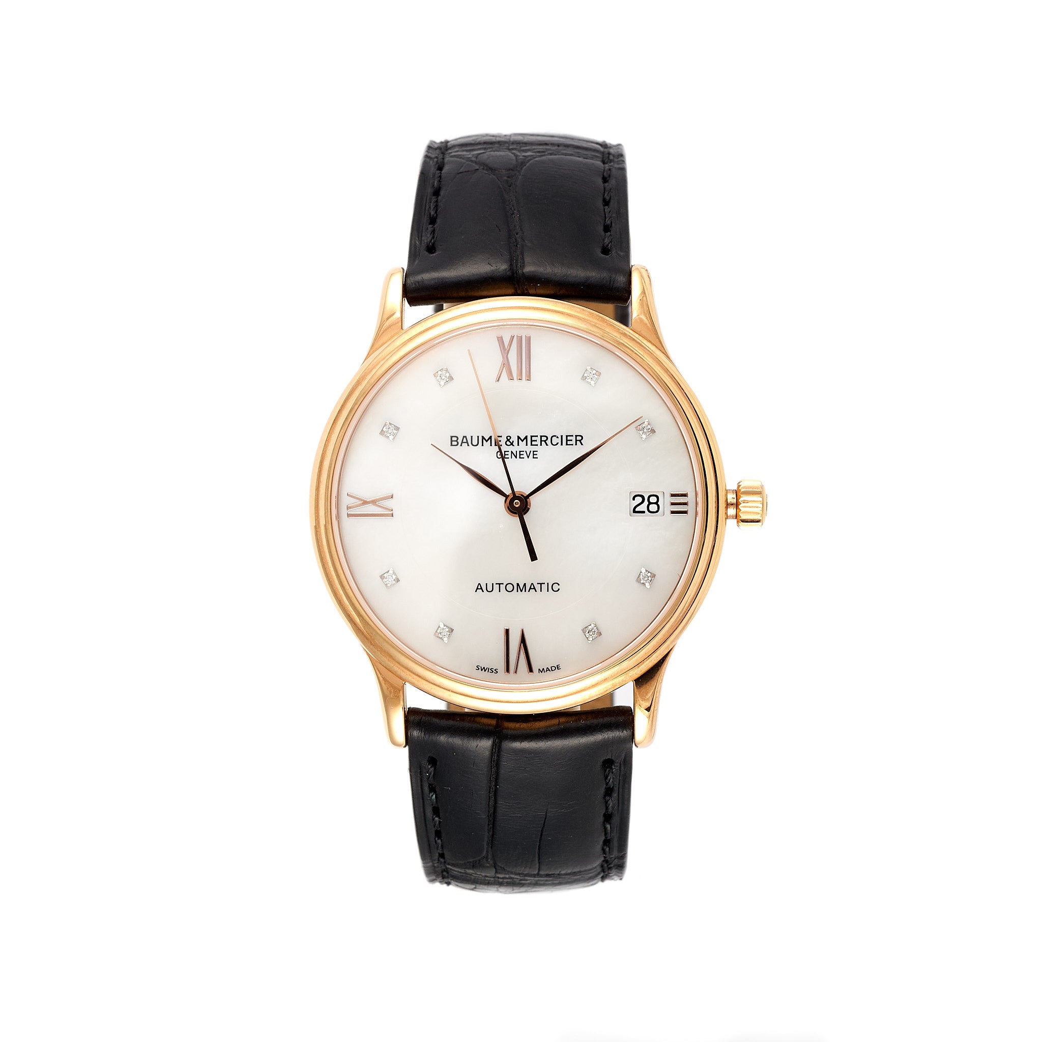 Baume & Mercier Classima Mother of Pearl Watch Gold