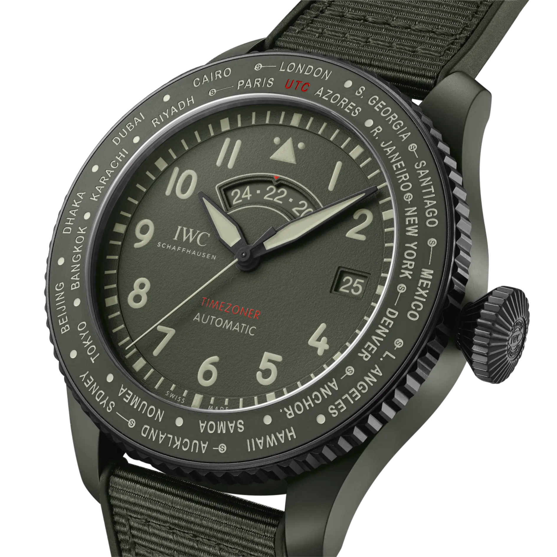 IWC Pilot’s Watch Timezoner TOP GUN Woodland