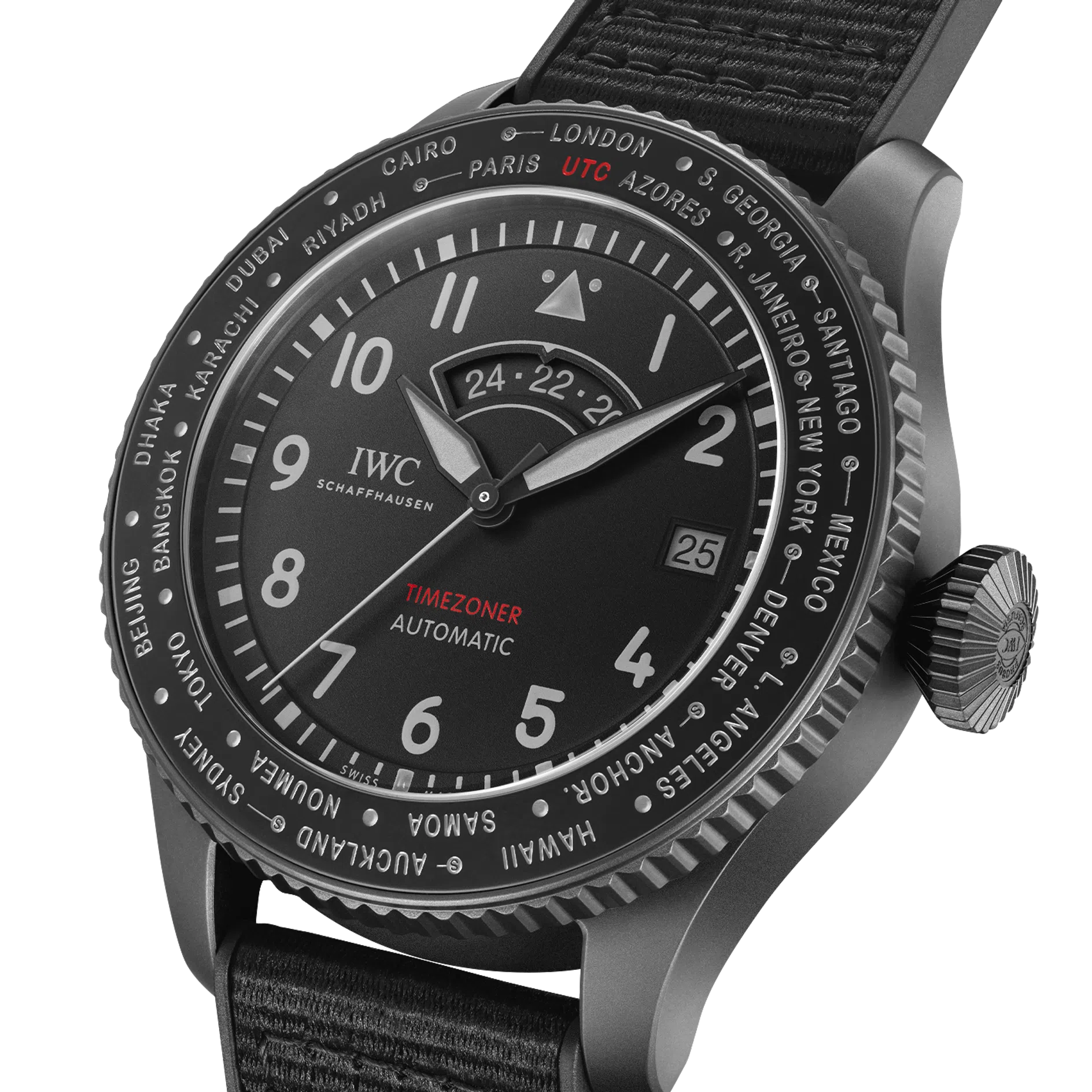 IWC Pilot's Watch Timezoner TOP GUN Ceratanium®