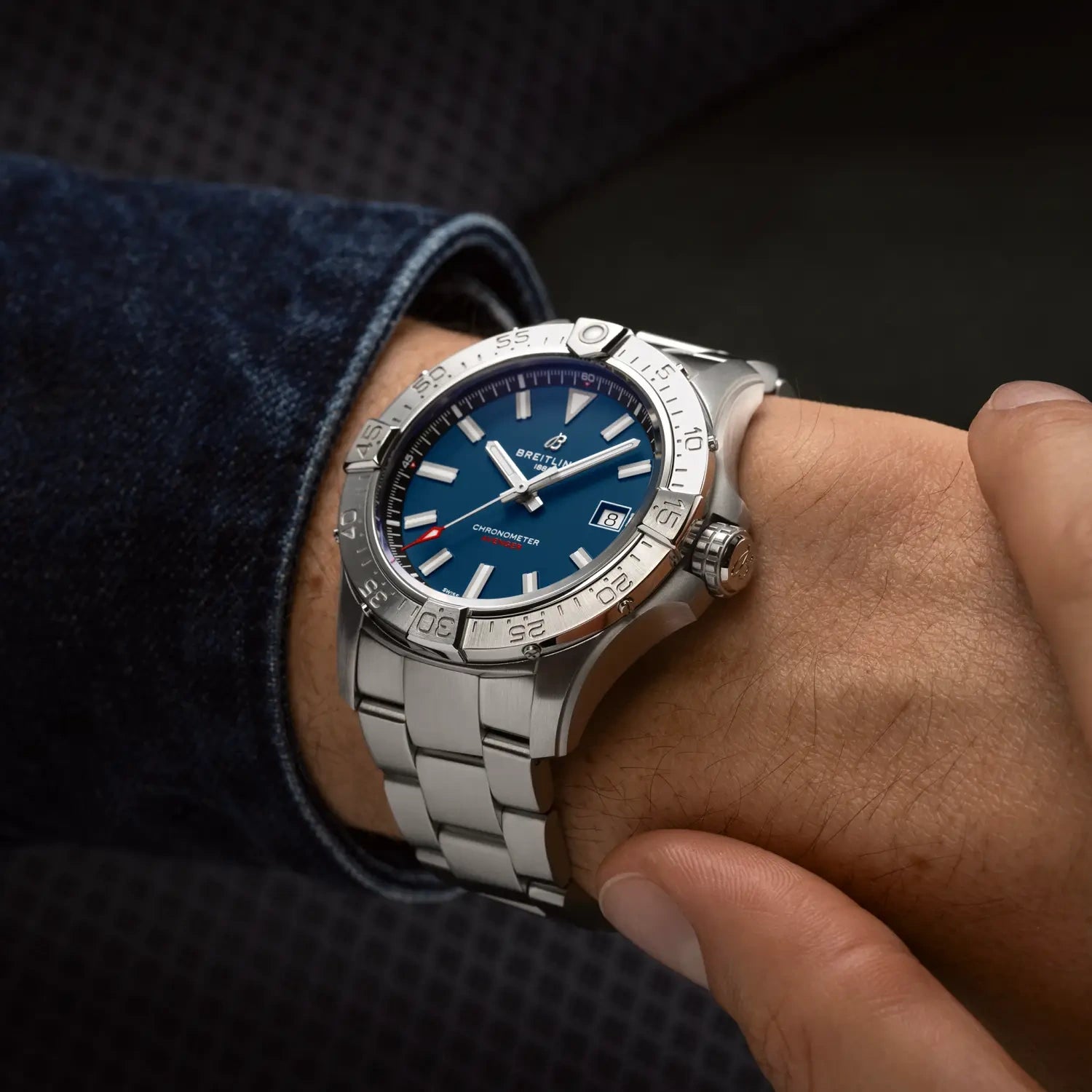 Breitling Avenger Automatic 42 A17328101C1A1 — lifestyle on-wrist