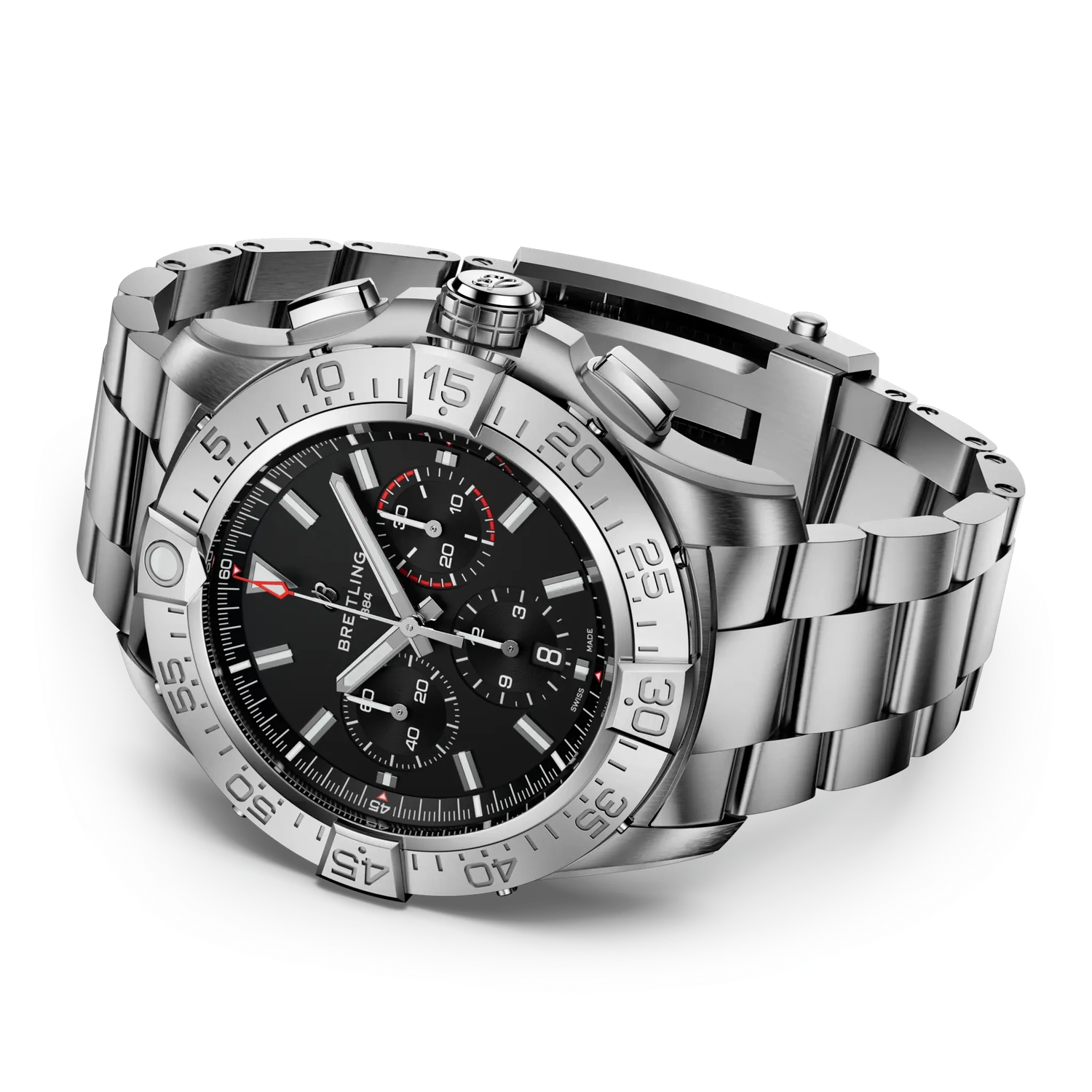 Breitling Super Avenger B01 Chronograph 46 Titanium EB0148101B1E1 — bočný profil