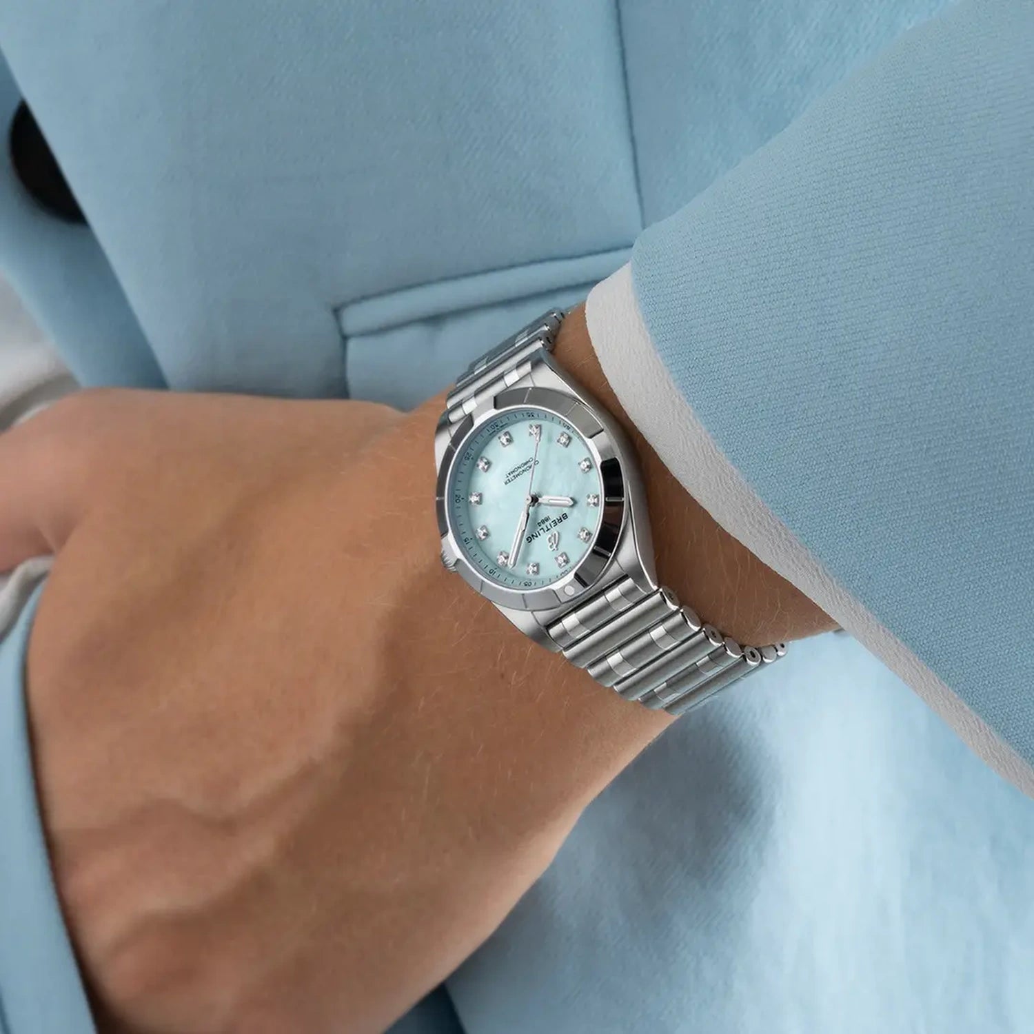Breitling Chronomat 28 A72310101C1A1 — lifestyle on-wrist