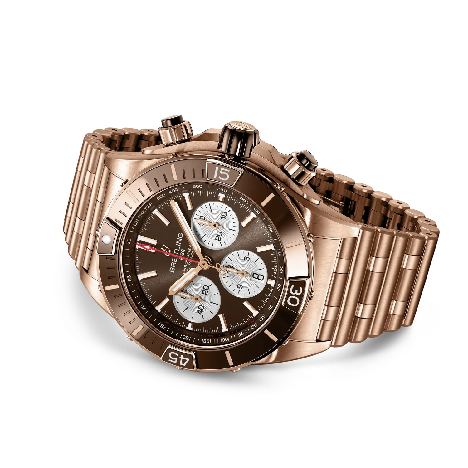 Breitling Super Chronomat B01 44 RB0136E31Q1R1 — bočný profil