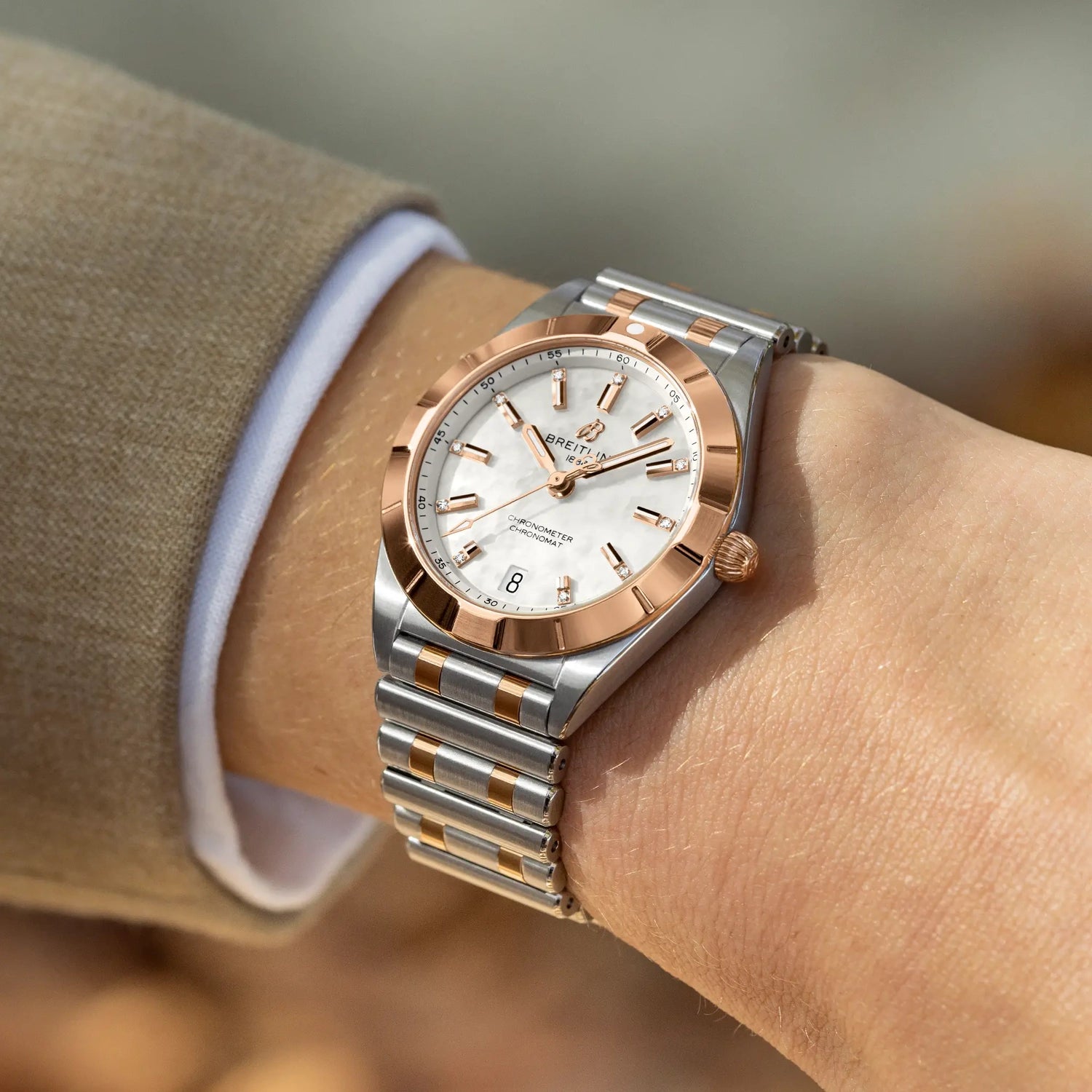 Breitling Chronomat 32 U77310101A2U1 — lifestyle on-wrist