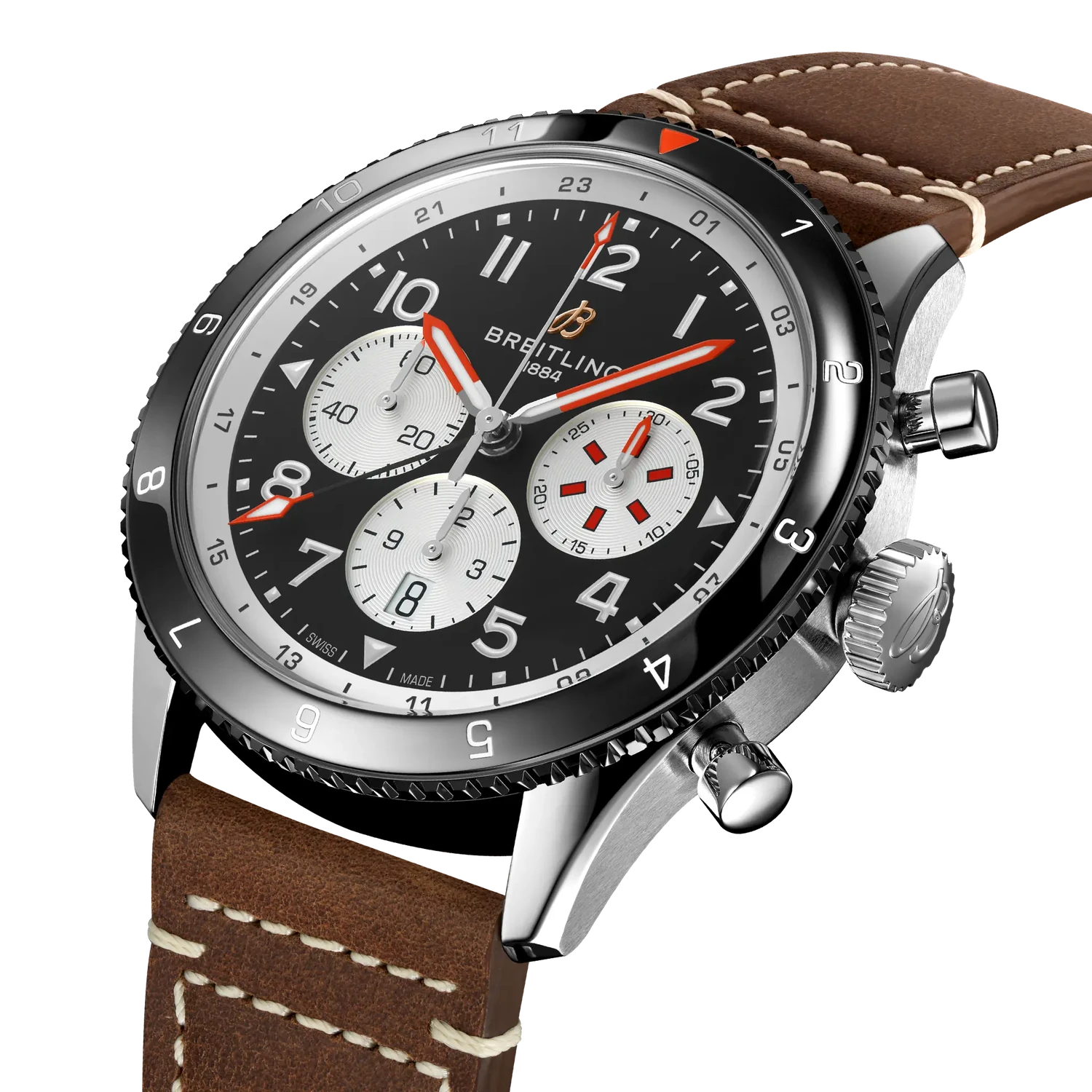 Breitling Super Avi B04 Chronograph GMT 46 Mosquito YB04451A1B1X1 — 3/4 pohľad