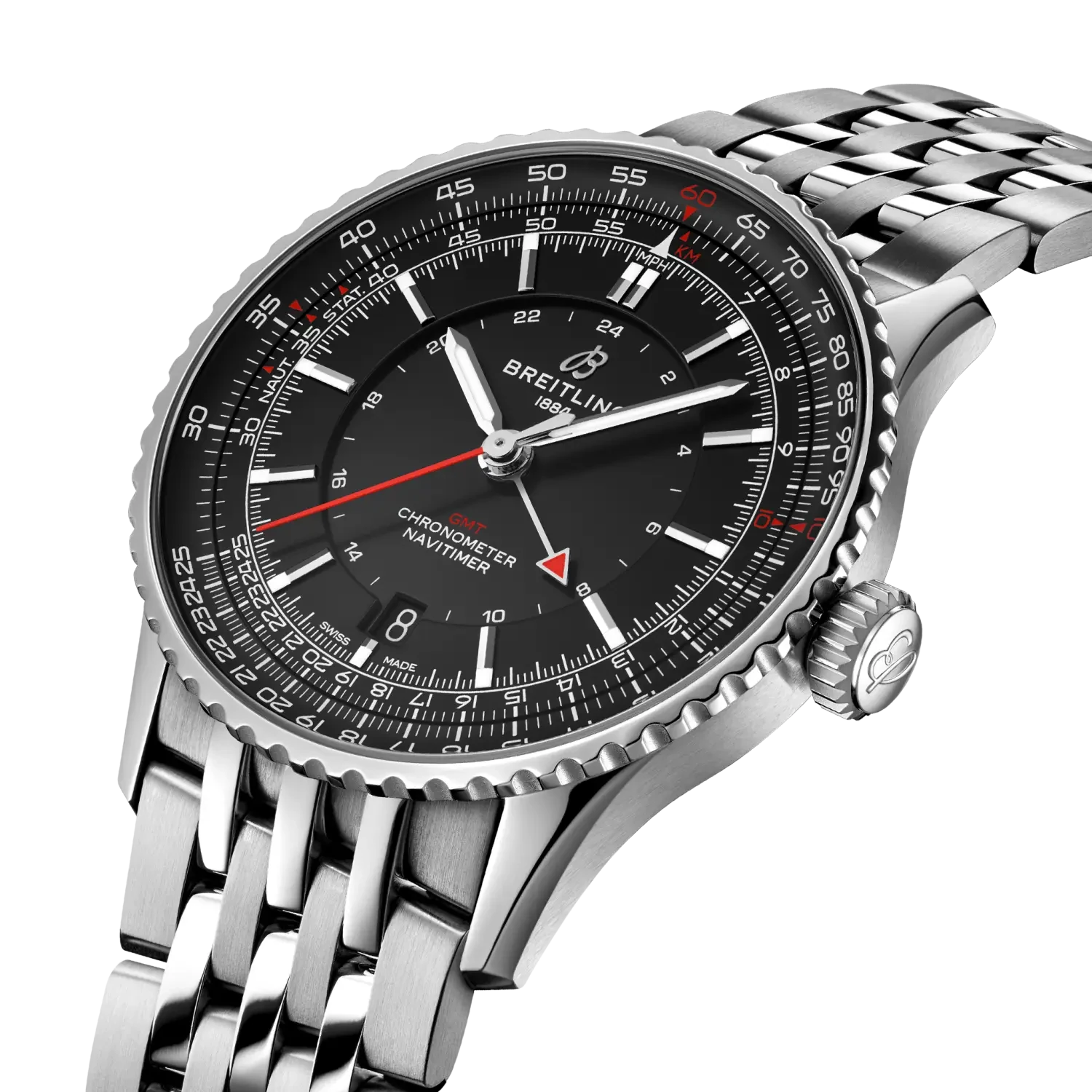 Breitling Navitimer Automatic GMT 41 A32310251B1A1 — 3/4 pohľad