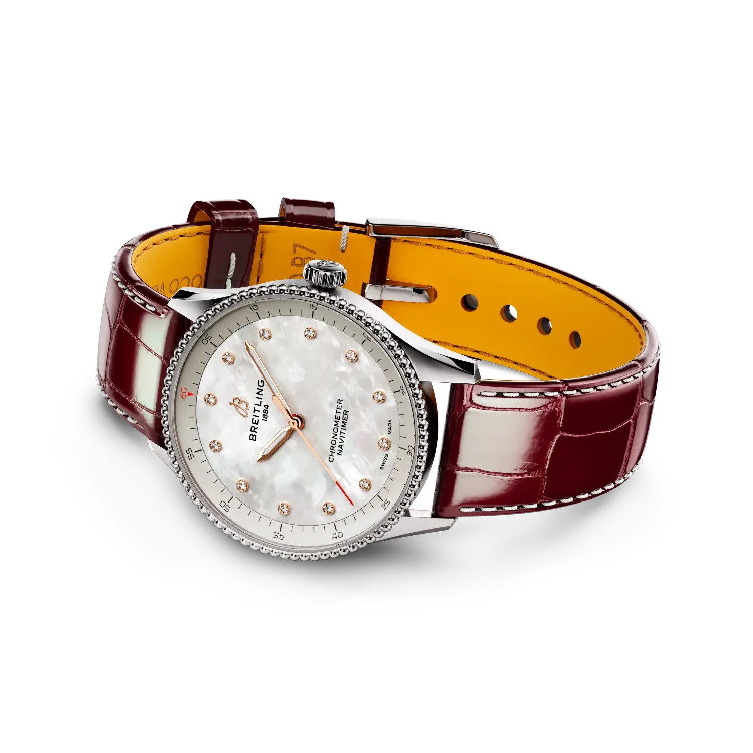 Breitling Navitimer 32 A77320E61A2P2 — bočný profil