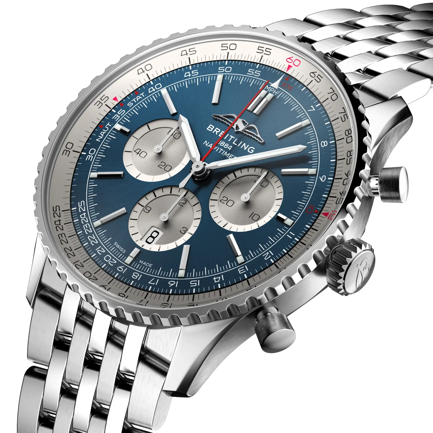 Breitling Navitimer B01 Chronograph 46 AB0137211C1A1 — 3/4 pohľad