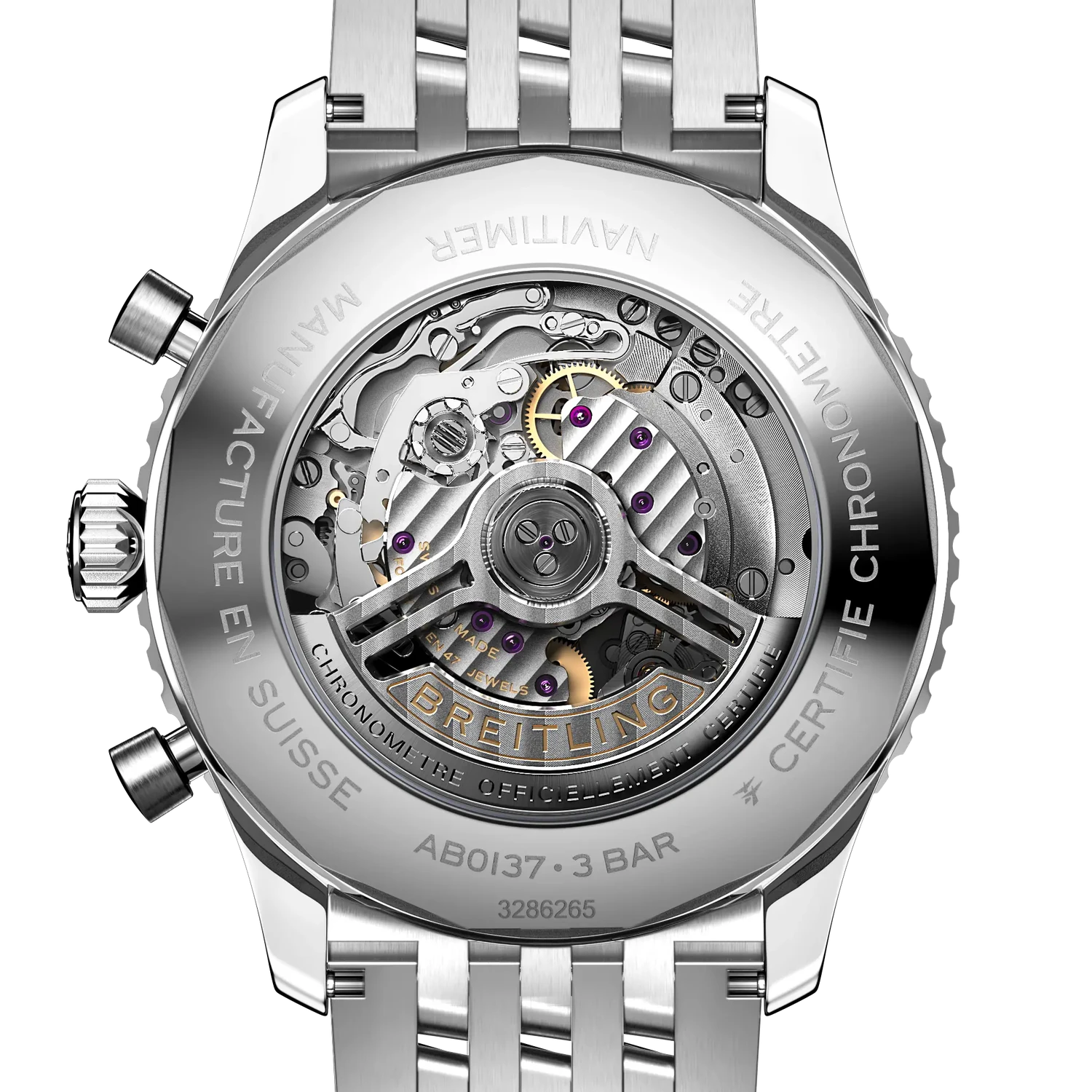 Breitling Navitimer B01 Chronograph 46 AB0137241L1A1 — zadná strana