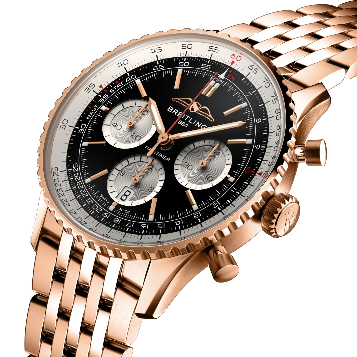 Breitling Navitimer B01 Chronograph 43 RB0138211B1R1 — 3/4 pohľad