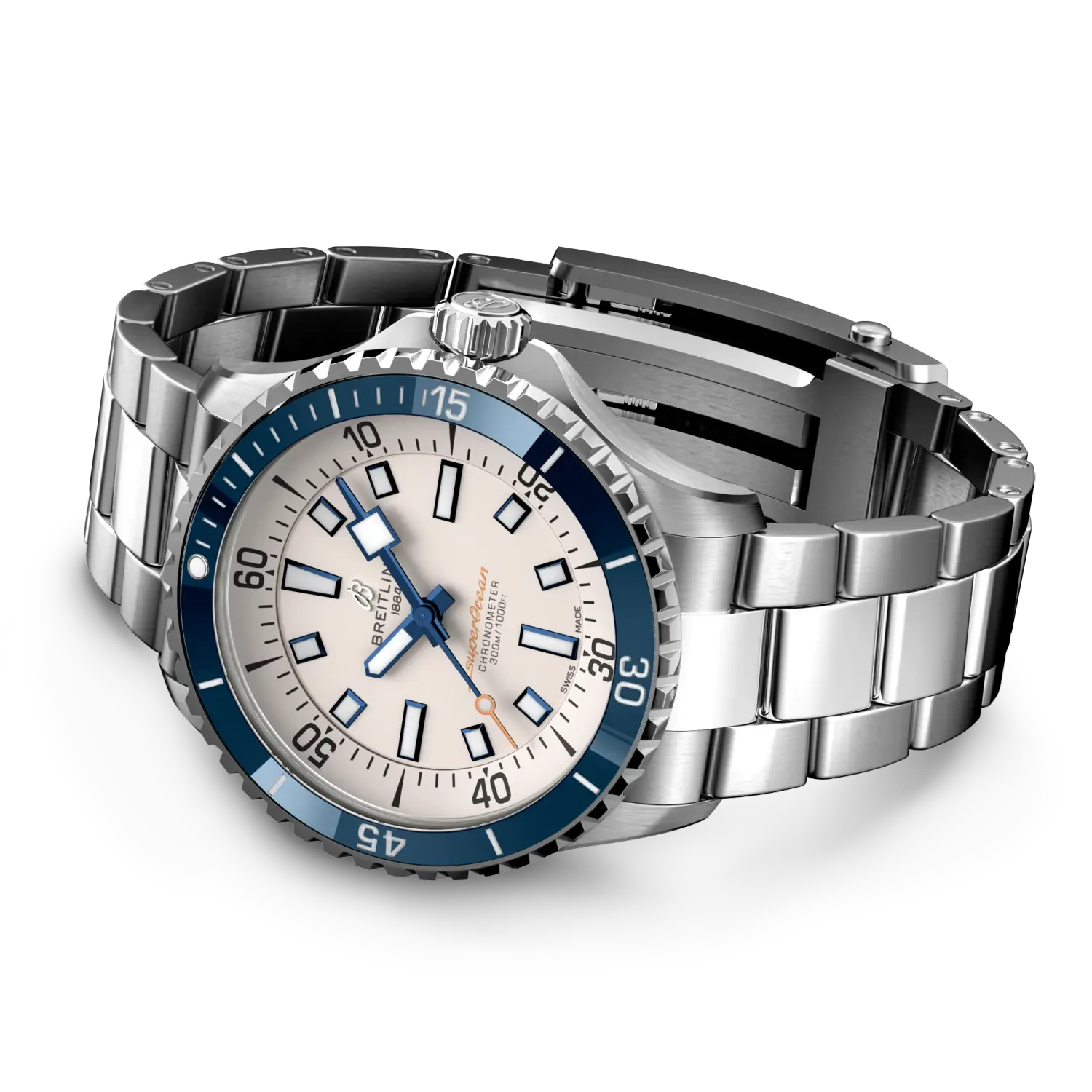 Breitling Superocean Automatic 42 A17375E71G1A1 — bočný profil
