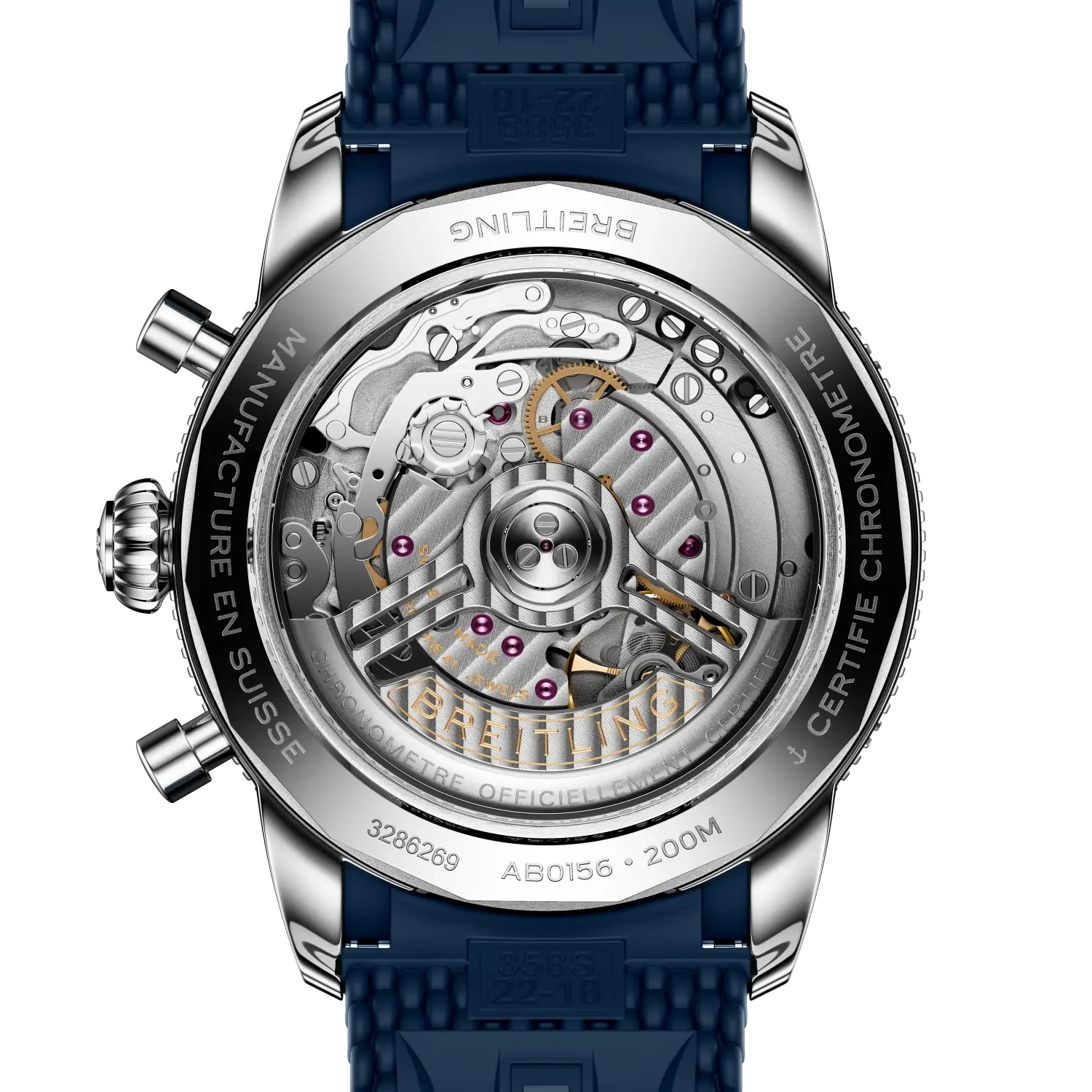 Breitling Superocean Heritage B01 Chronograph 42 AB0156161C1S1 — zadná strana