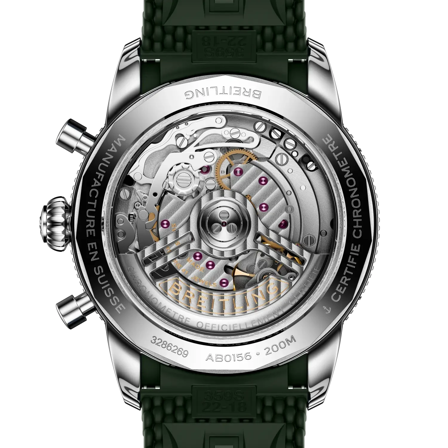 Breitling Superocean Heritage B01 Chronograph 42 AB0156361L1S1 — zadná strana