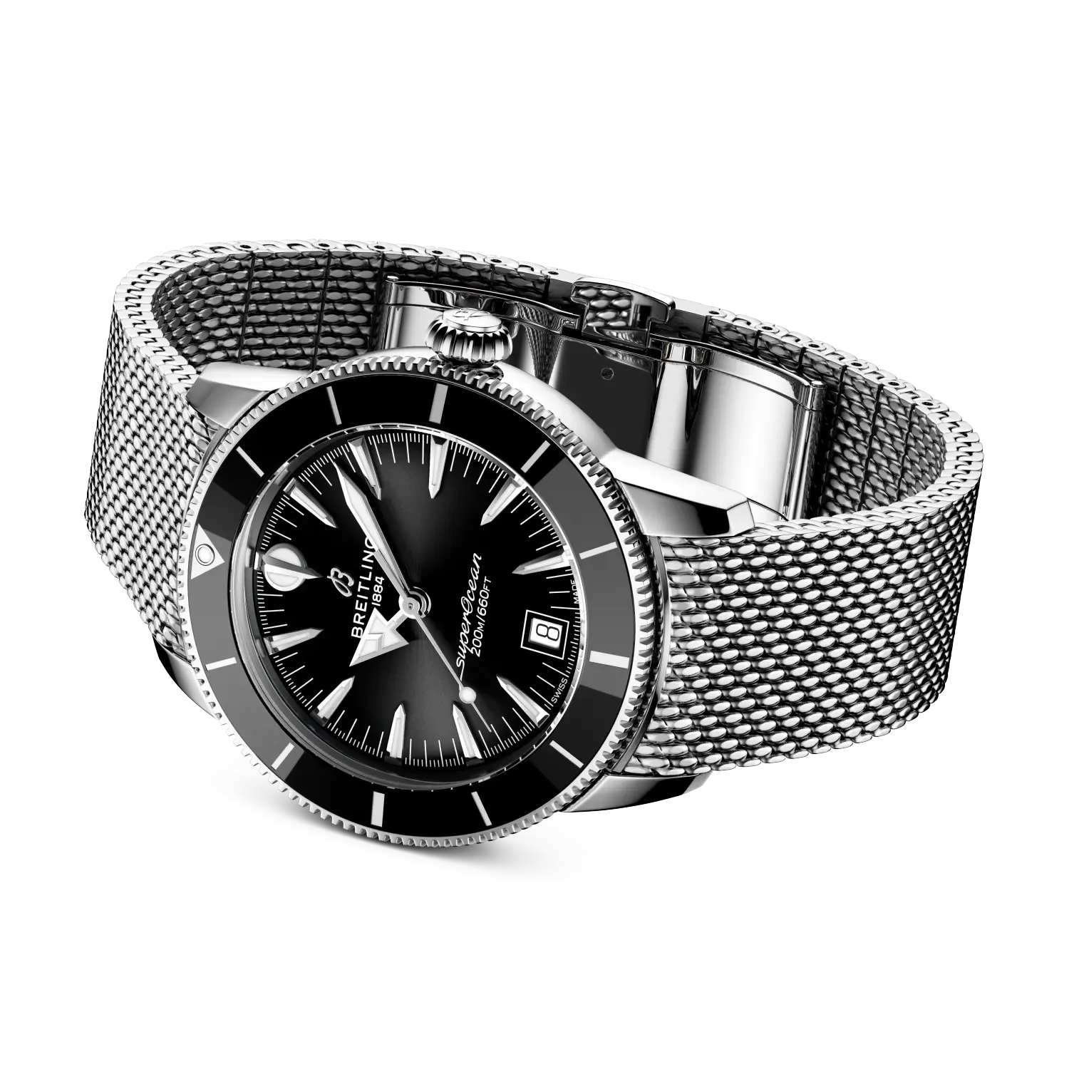 Breitling Superocean Heritage B31 Automatic 40 AB3110241B1A1 — bočný profil
