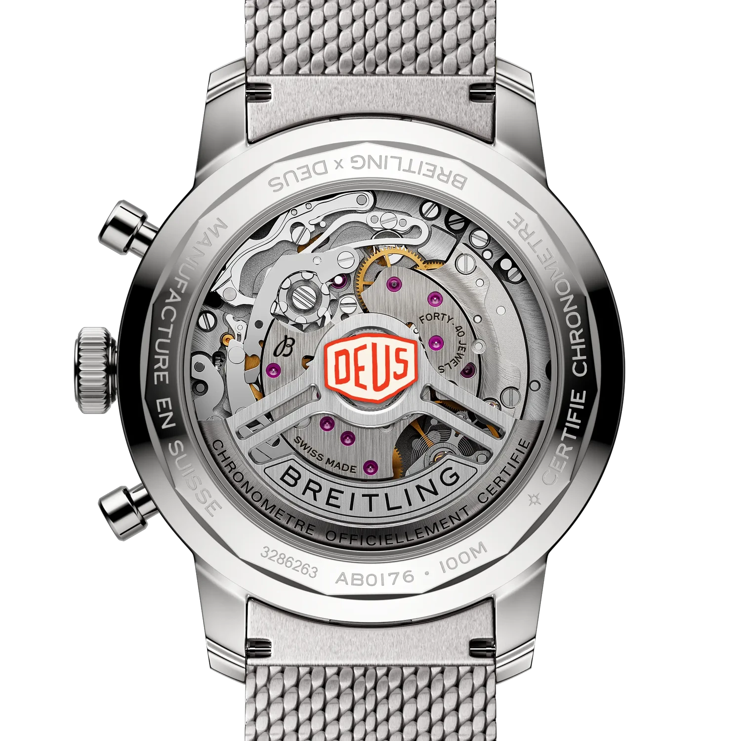 Breitling Top Time B01 Deus AB01765A1B1A1 — zadná strana