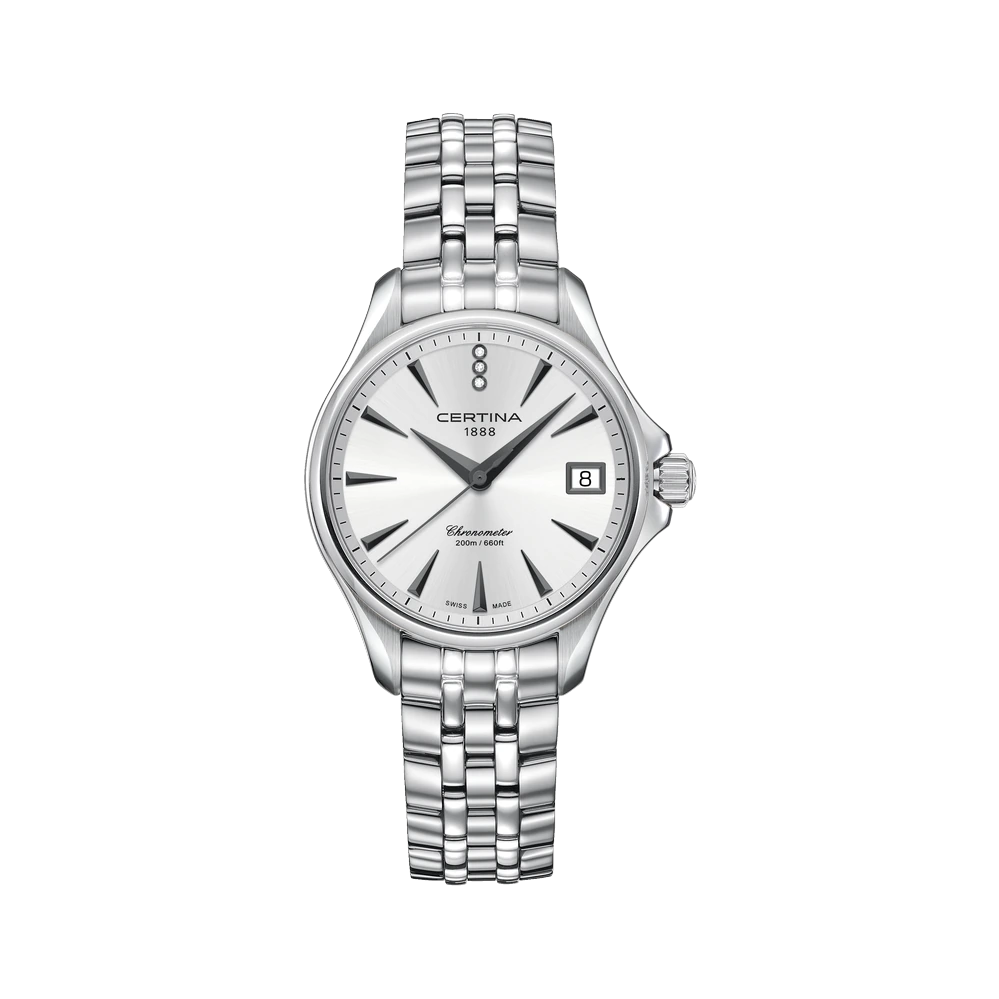 Certina DS Action Lady Quartz Precidrive COSC Chronometer Diamonds - 1