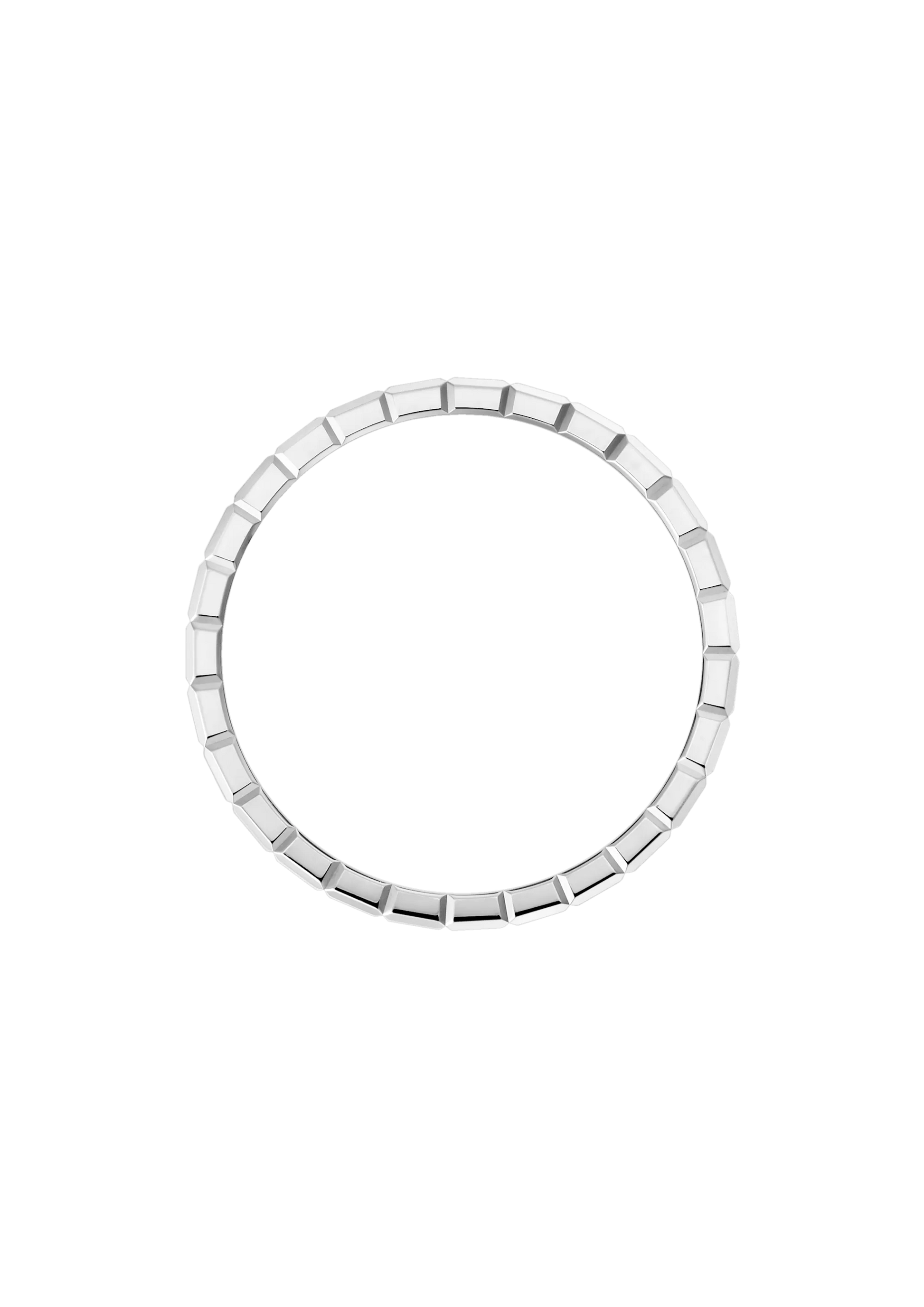 Chopard Ice Cube prsteň, etické biele zlato, diamant