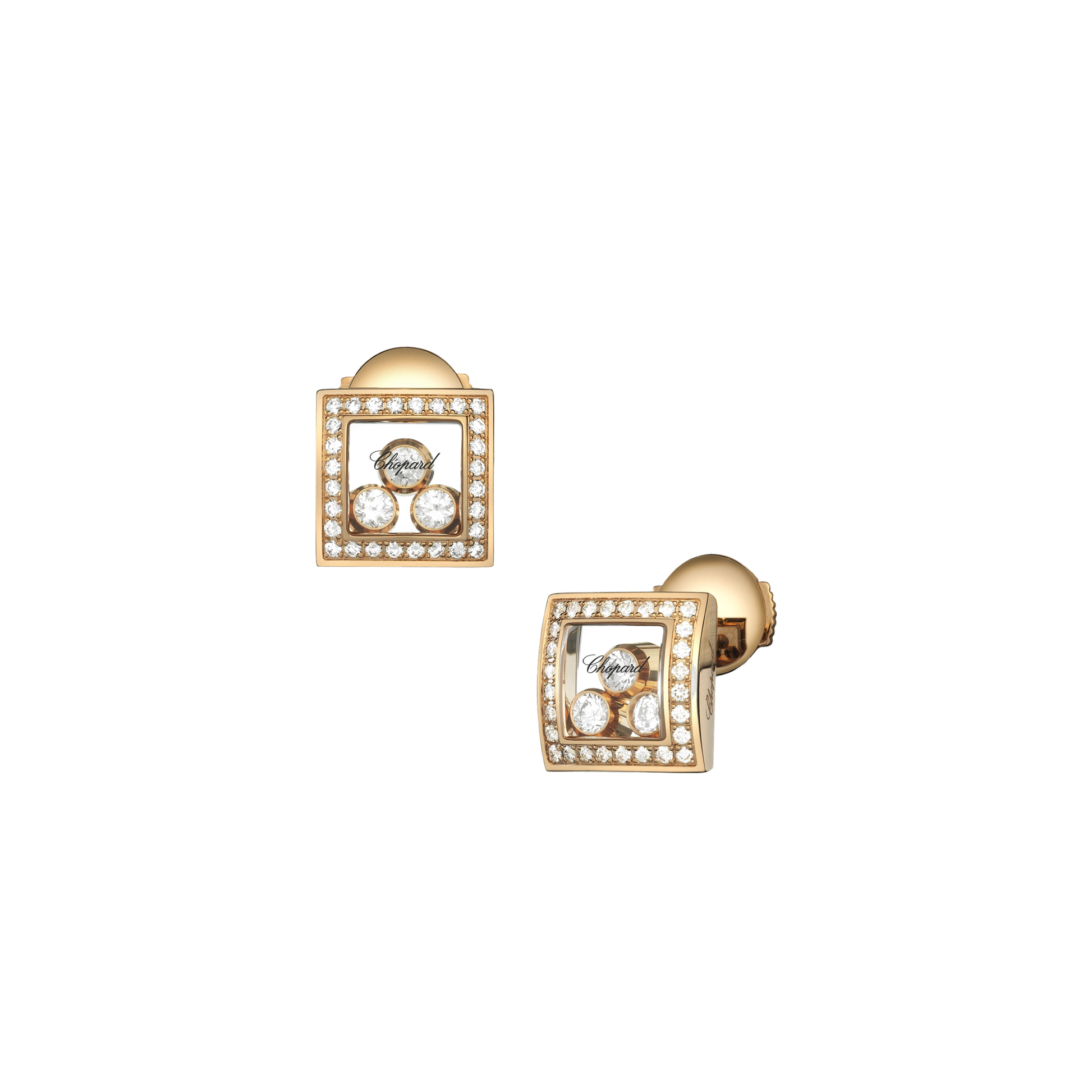 Náušnice Chopard Happy Diamonds Icon - 1