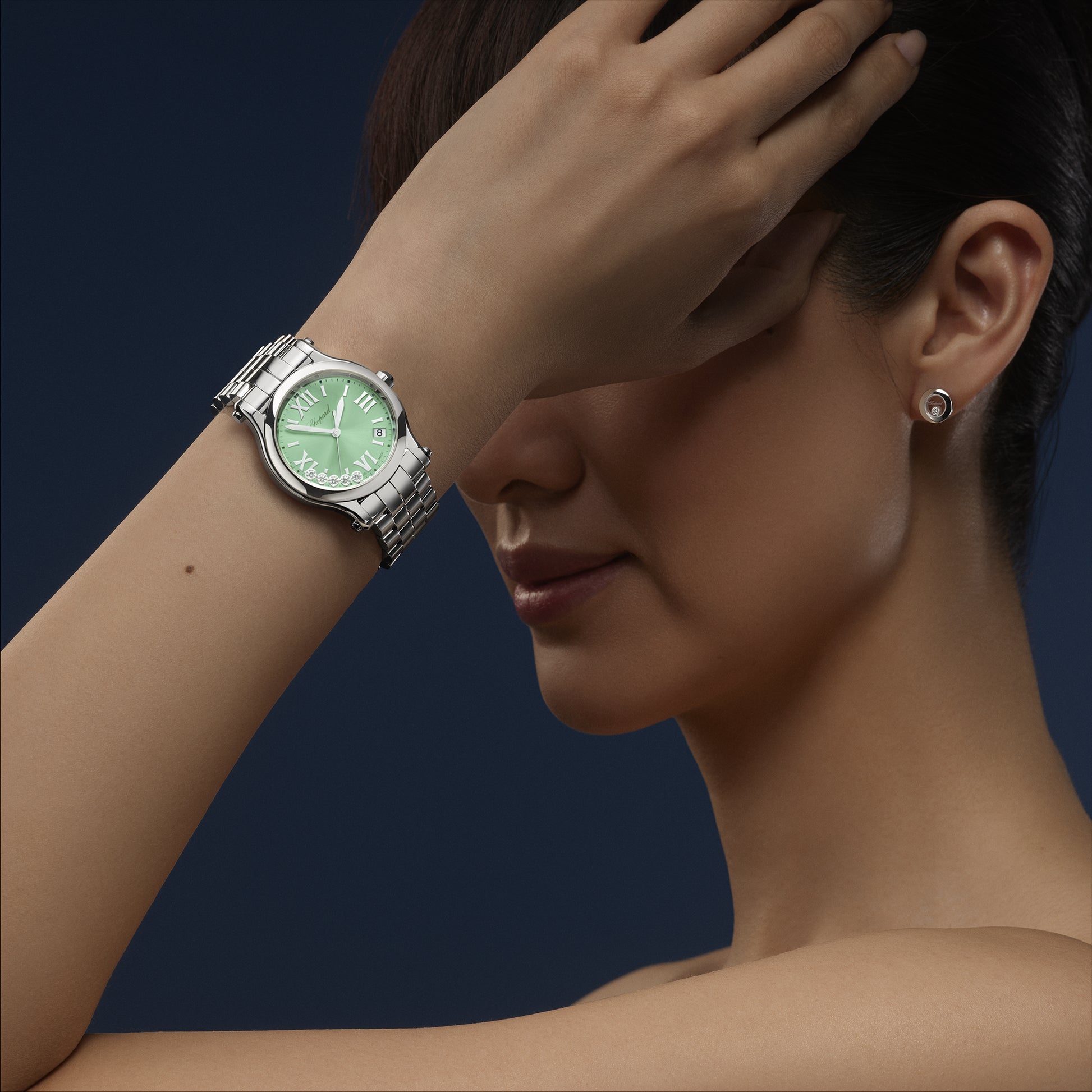 Náušnice Chopard Happy Diamonds Icon - 7
