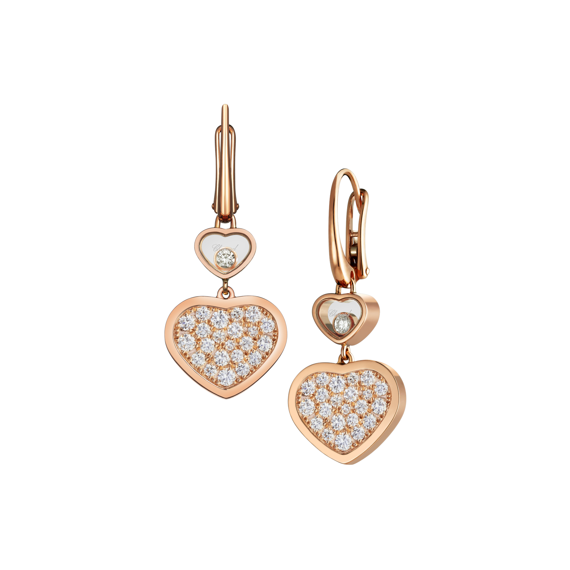 Náušnice Chopard Happy Hearts - 1