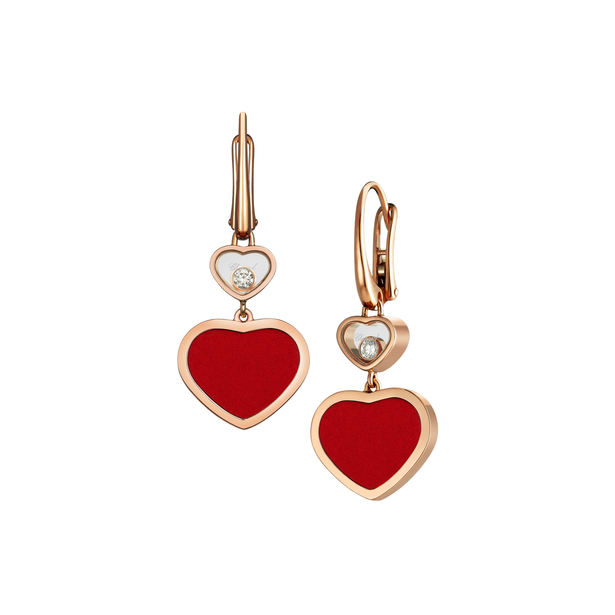 Náušnice Chopard Happy Hearts - 1