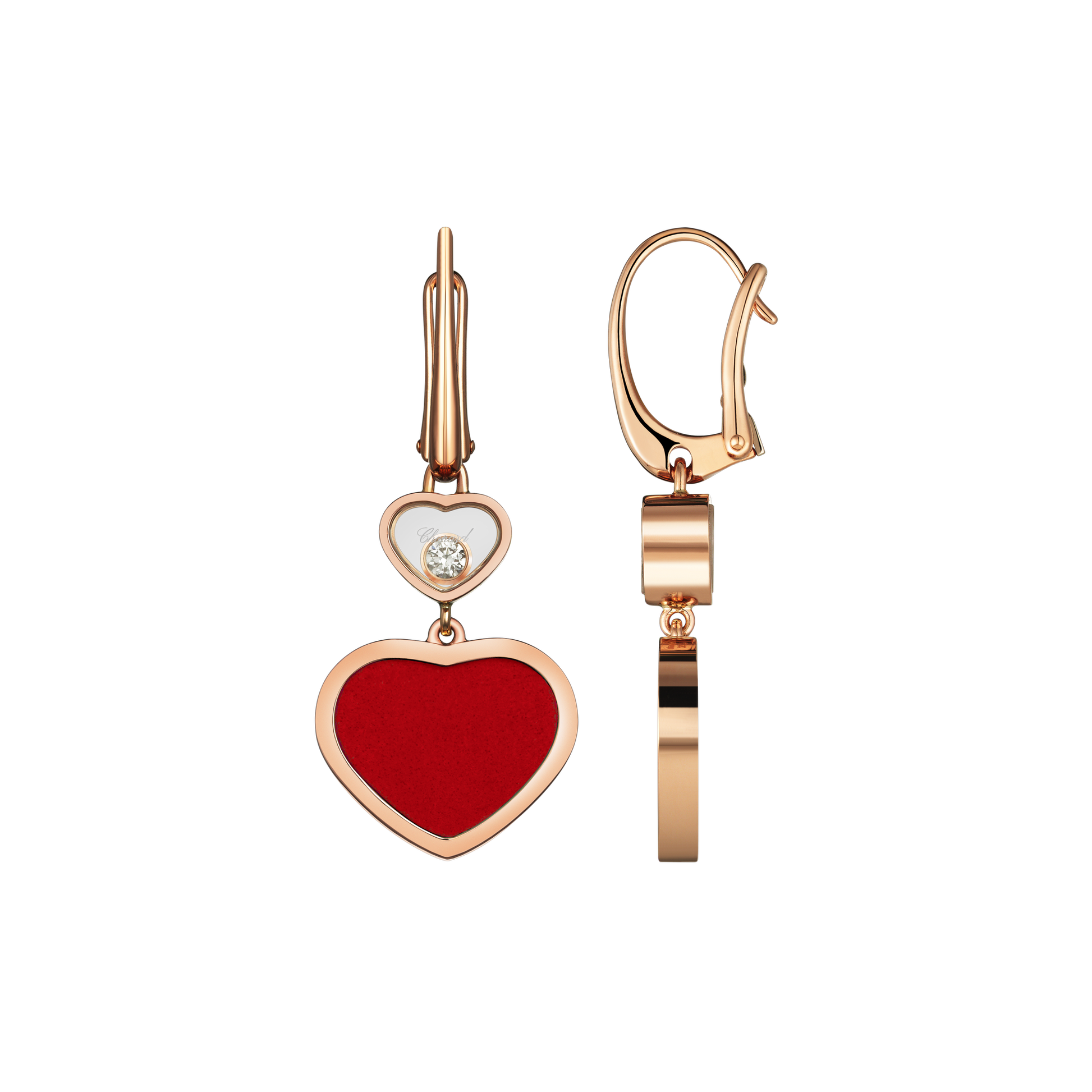 Náušnice Chopard Happy Hearts - 2