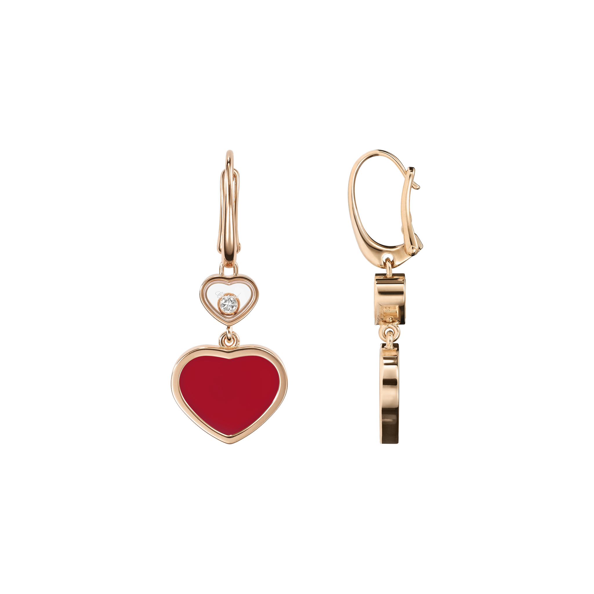 Náušnice Chopard Happy Hearts - 2