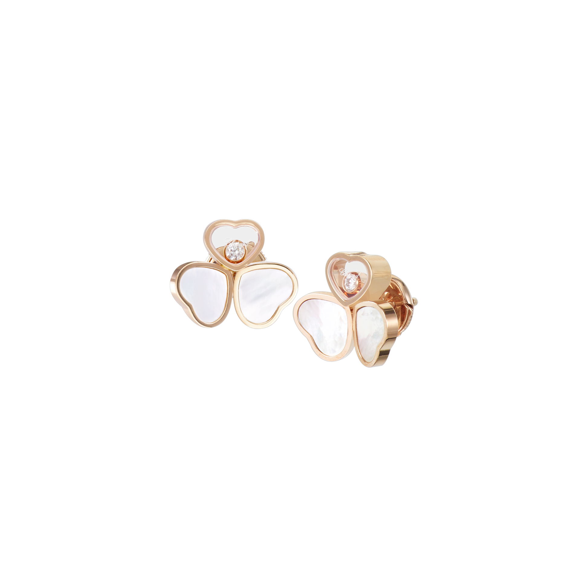 Náušnice Chopard Happy Hearts Wings - 1