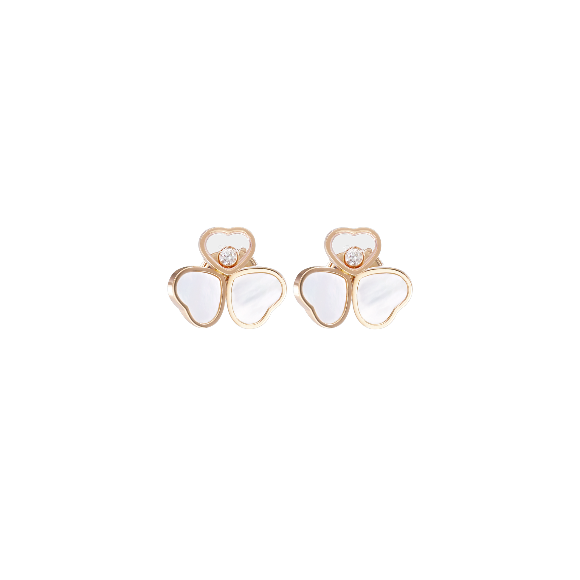 Náušnice Chopard Happy Hearts Wings - 3