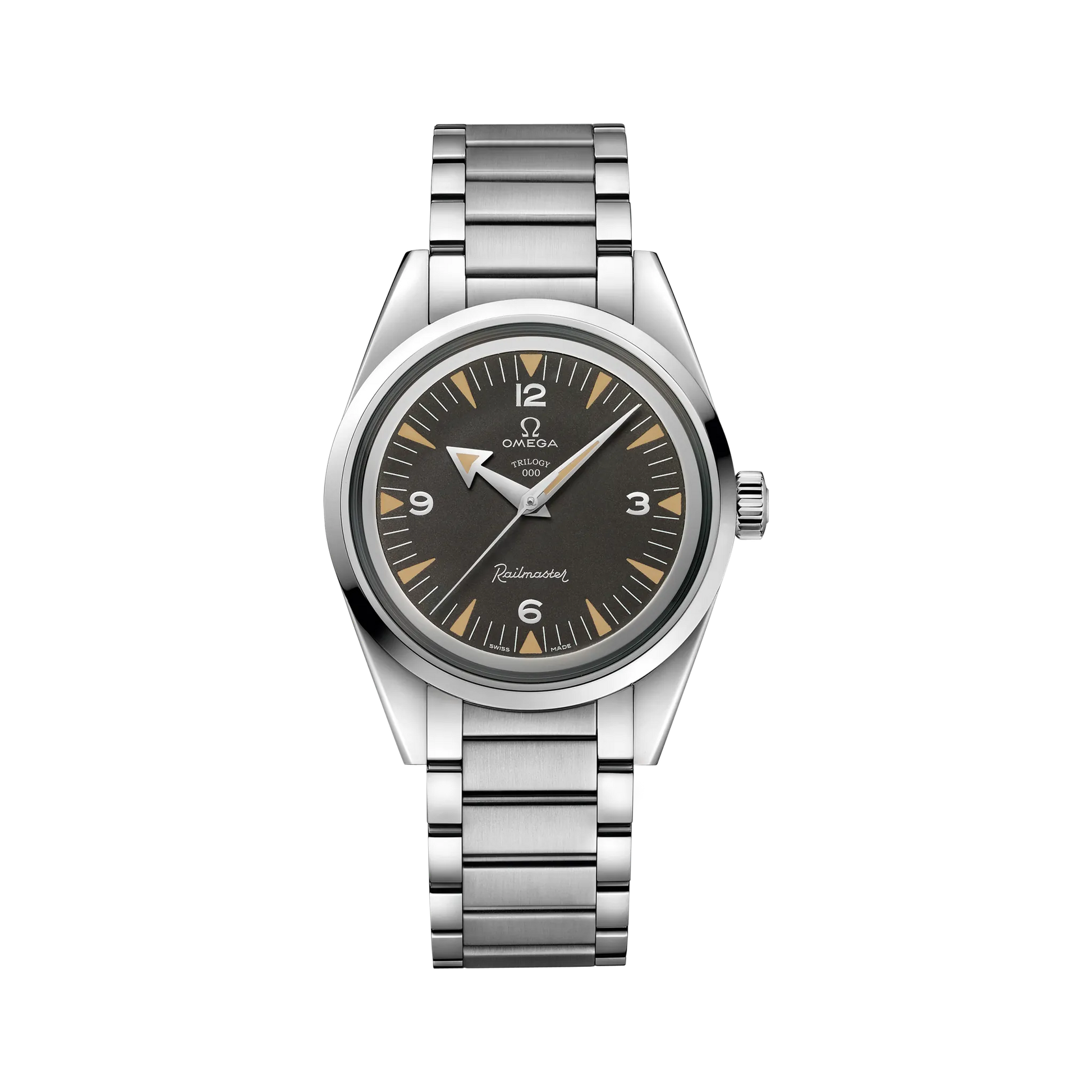 Omega Seamaster Railmaster Co-Axial Master Chronometer 38 mm Trilogy Set Limited Edition 557