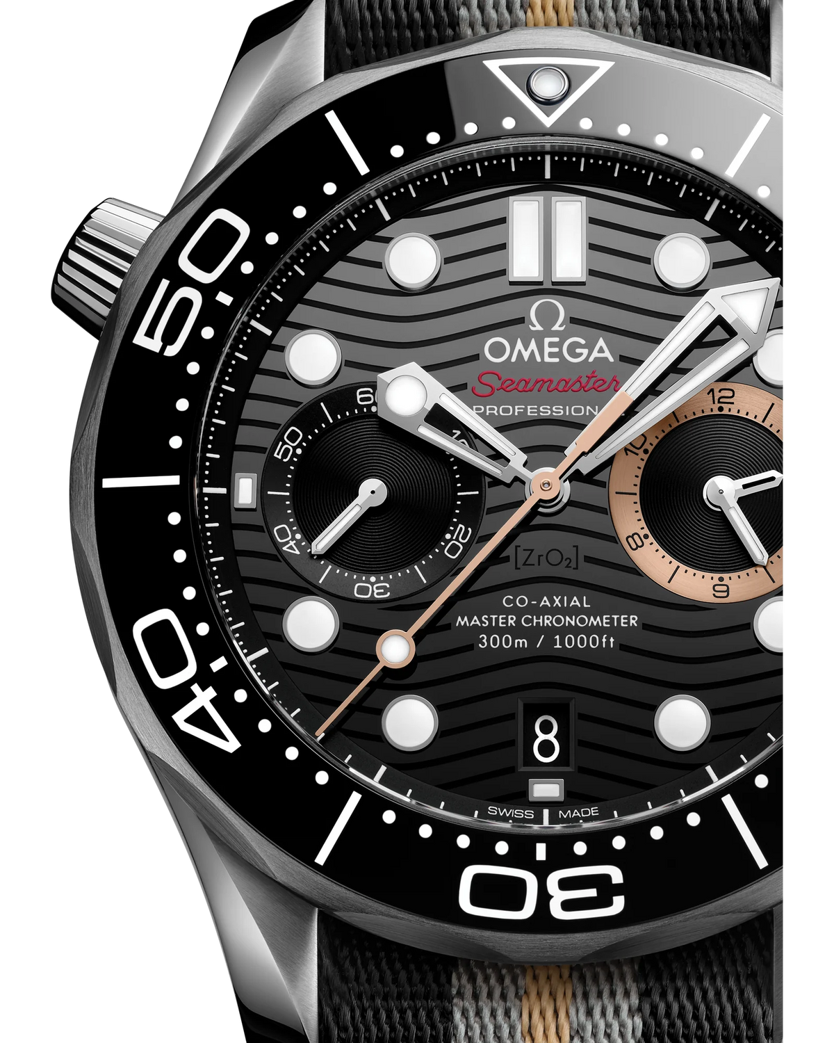 Omega Seamaster Diver 300M Co-Axial Master Chronometer Chronograph 44 mm 007 First Light