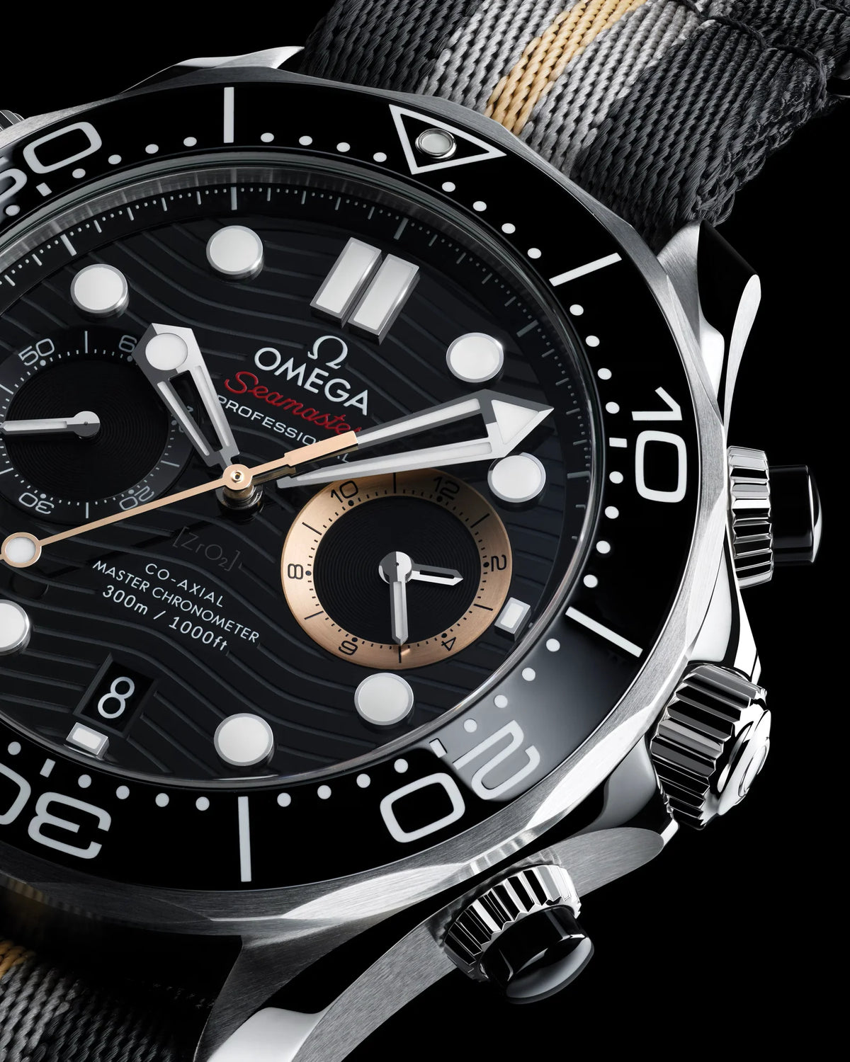 Omega Seamaster Diver 300M Co-Axial Master Chronometer Chronograph 44 mm 007 First Light
